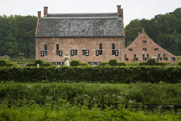 Menkemaborg Hollanda Nın Groningen Kentindeki Uithuizen Köyünde Yer Alan Bir — Stok fotoğraf