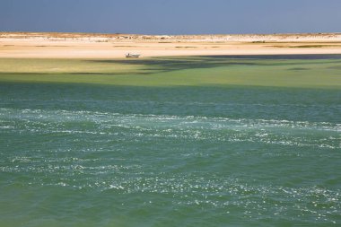 Yazın güzel deniz manzarası 