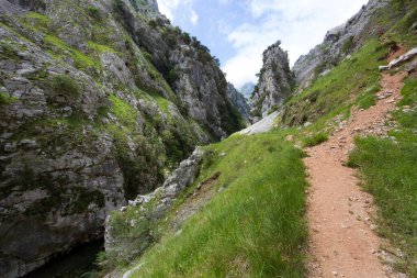 Kafkasya dağlarında hiking.