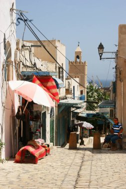 Arap mahallesinin manzarası