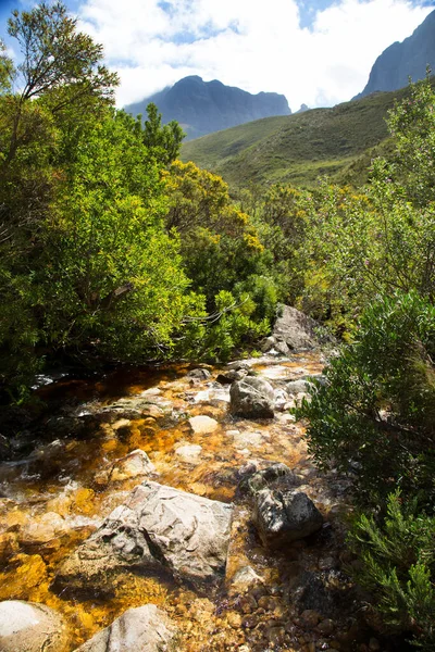 Hermoso Paisaje Con Montañas Río — Foto de Stock