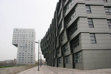 İskandinav modern mimarisinin cepheleri.