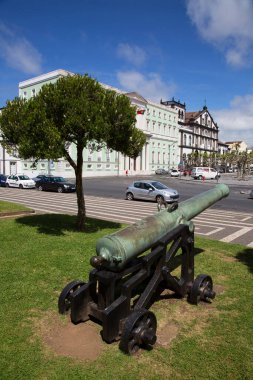 Şehirdeki eski toplar