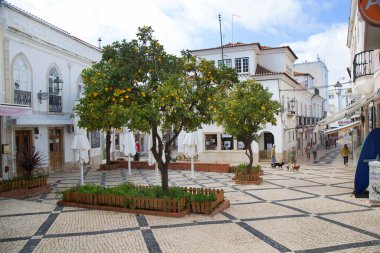 Şehrin sokak manzarası