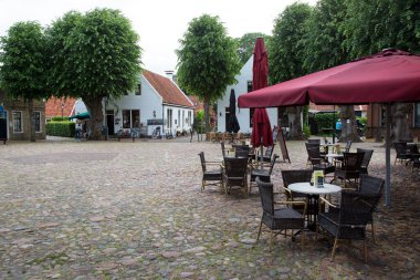 Hollanda 'da küçük bir köyün mahallesi.