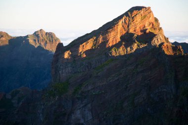 Dağların güzel manzarası