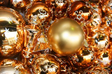 Noel pazarlarındaki farklı tezgahların görüntüsü