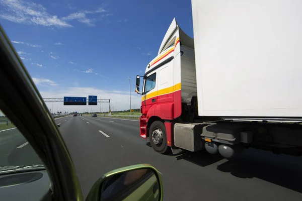 highway view at sunny day