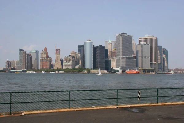Gökdelenleri Olan New York Şehri Gökdelenleri — Stok fotoğraf