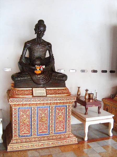 Ταϊλάνδη Άγαλμα Στο Ναό Της Βούδας — Φωτογραφία Αρχείου