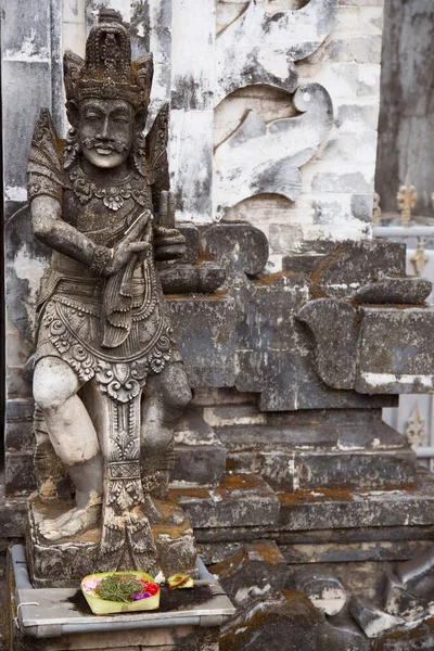 Balijski Hinduski Religijny Mityczny Obraz Figura Posąg Wejścia Świątyni Lub — Zdjęcie stockowe