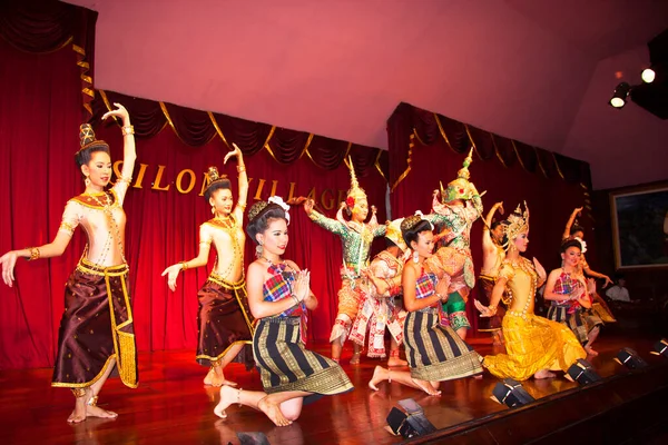 Bailes Tradicionales Tailandeses Escenario Mostrados Tailandia — Foto de Stock