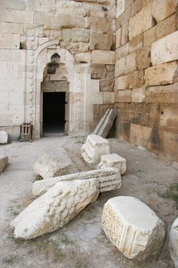 Eski kalıntılar manzara, seyahat konsepti