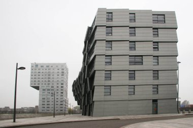 İskandinav modern mimarisinin cepheleri.