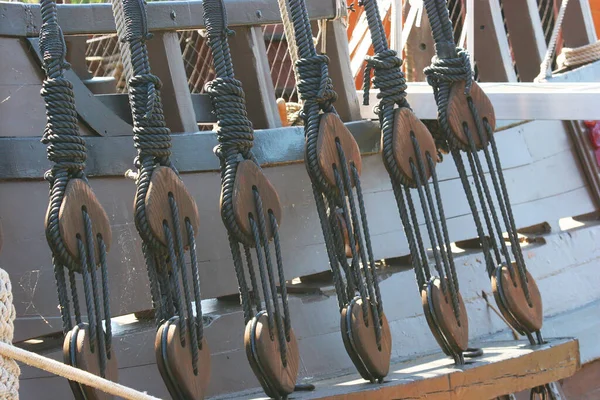 Closeup View Ship Detail — Fotografia de Stock