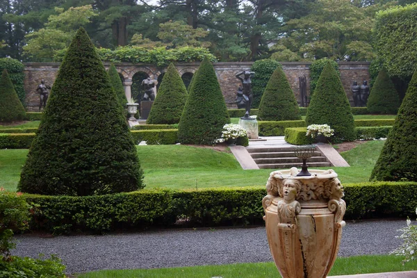 Beautiful Rockefeller Estate Garden — Stock Photo, Image