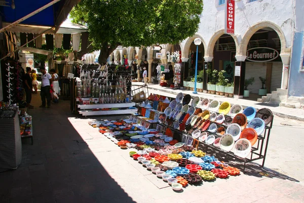 Uitzicht Arabische Oude Stad Lokale Markt — Stockfoto