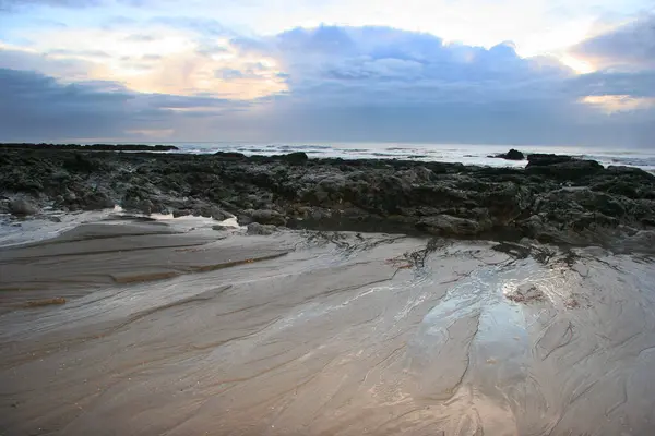 Bela Paisagem Mar Com Rochas Ondas — Fotografia de Stock