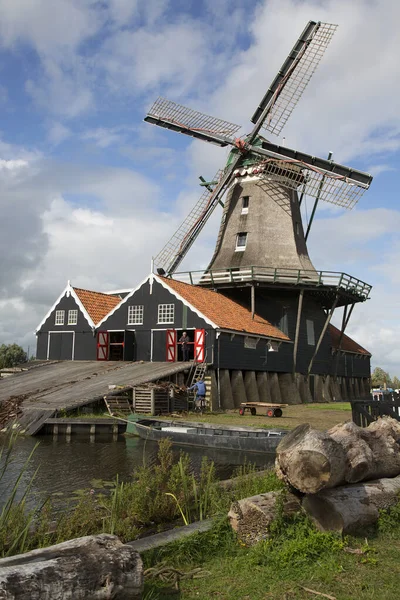 Old Windmill Village — Stock Photo, Image