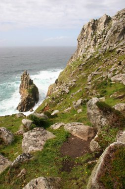 Deniz kıyısının güzel manzarası