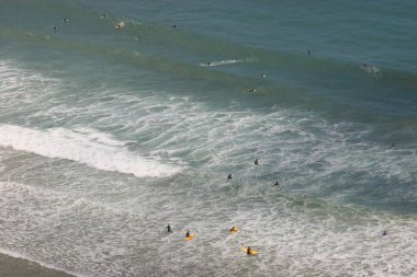 Yazın Akdeniz manzarası.