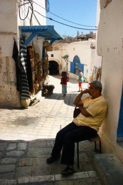 Arap mahallesinin manzarası