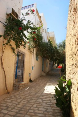 Arap mahallesinin manzarası