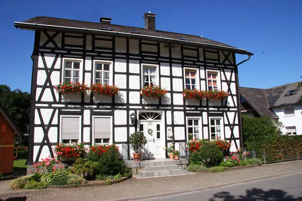 the houses of a small village in germany