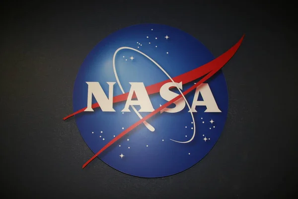 Closeup Nasa Flag — Stock Photo, Image