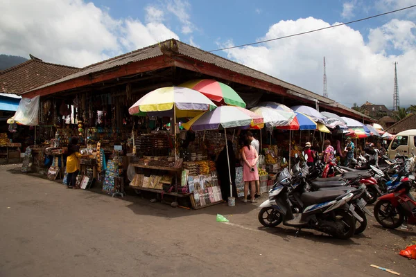 Straßenmarktszene Thailand Reiseaufnahme — Stockfoto