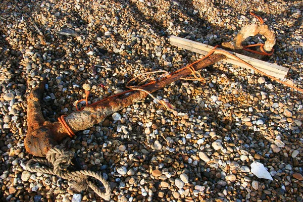 Rusty Anchor Close View — Photo