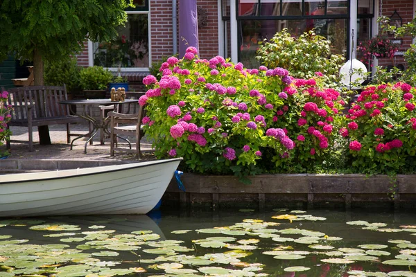Hermosa Vista Ciudad Amsterdam — Foto de Stock