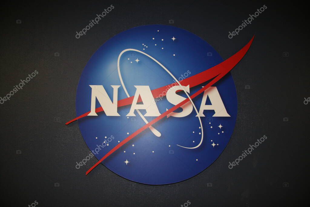 Closeup of NASA flag