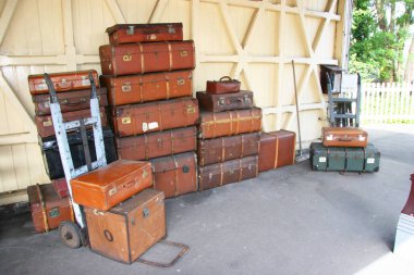 Klasik tren istasyonu, Horsted Keynes.