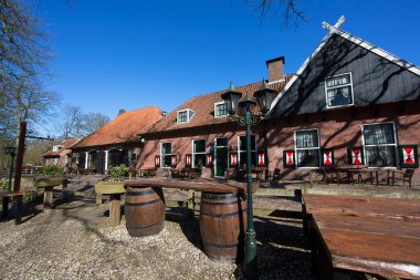 Sevimli köy evleri, ev manzarası, kasaba manzarası. 