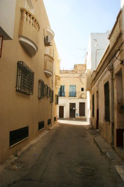 Arap mahallesinin manzarası