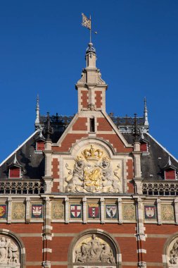 Hollanda, Amsterdam 'daki eski tren istasyonu.
