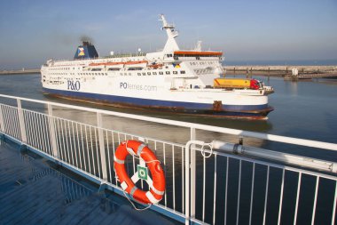 Rıhtıma gelen geminin görüntüsü