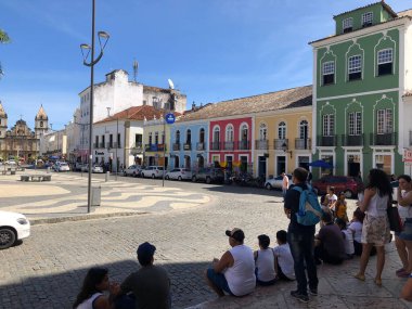 Güzel eski binalar eski şehir sokaklarında, seyahat sahneleri