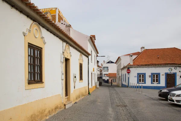 Pequena Cidade Perto Rio Mira Sudoeste Alentejo Portugal — Fotografia de Stock