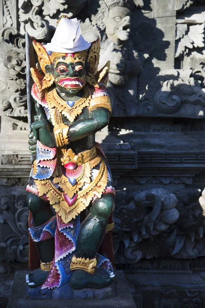 Imagem Mítica Religiosa Hindu Balinesa Figura Estátua Para Entrada Templo — Fotografia de Stock