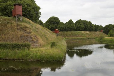 Yazın manzaralı park manzarası
