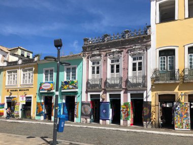 Güzel eski binalar eski şehir sokaklarında, seyahat sahneleri