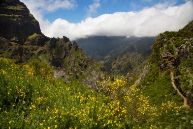 Dağların güzel manzarası