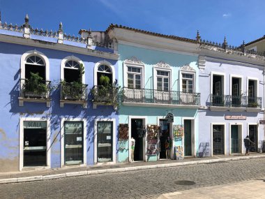 Güzel eski binalar eski şehir sokaklarında, seyahat sahneleri