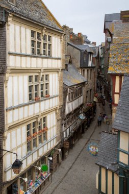 Ortaçağ mimarisinin güzel manzarası  