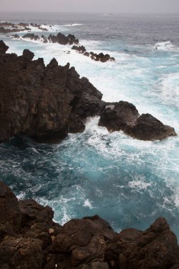 Deniz kıyısından Atlantik Okyanusu manzarası