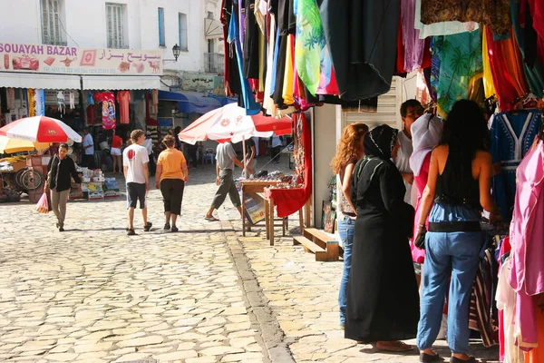 Blick Auf Den Arabischen Altstadtmarkt — Stockfoto