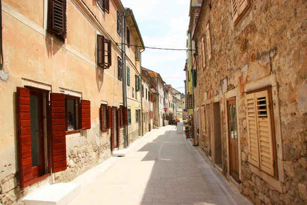 Calle Casco Antiguo Dubrovnik Croacia — Foto de Stock