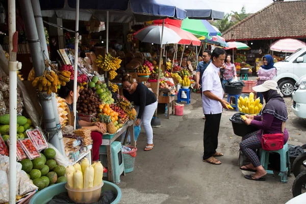 Tayland Daki Sokak Piyasa Sahnesi Seyahat Çekimi — Stok fotoğraf